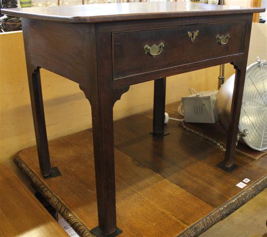 Georgian mahogany side table